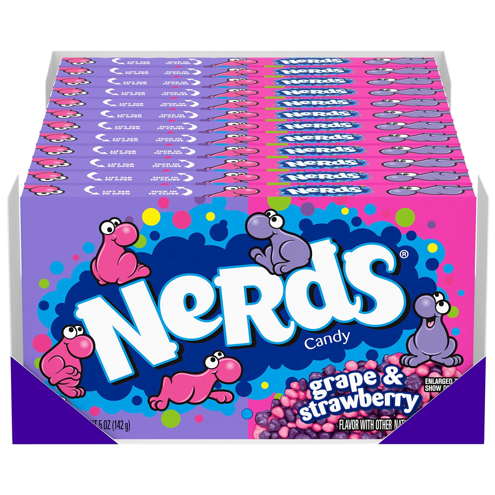 Nerds Grape Strawberry Candy 5 Ounce Pack Of 12 Classic Theater Box Treats gallery