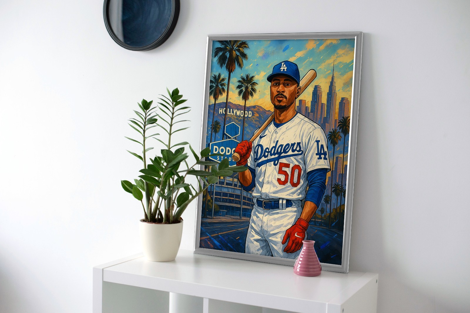 Mookie Betts Poster or Canvas - Dodgers Wall Art gallery