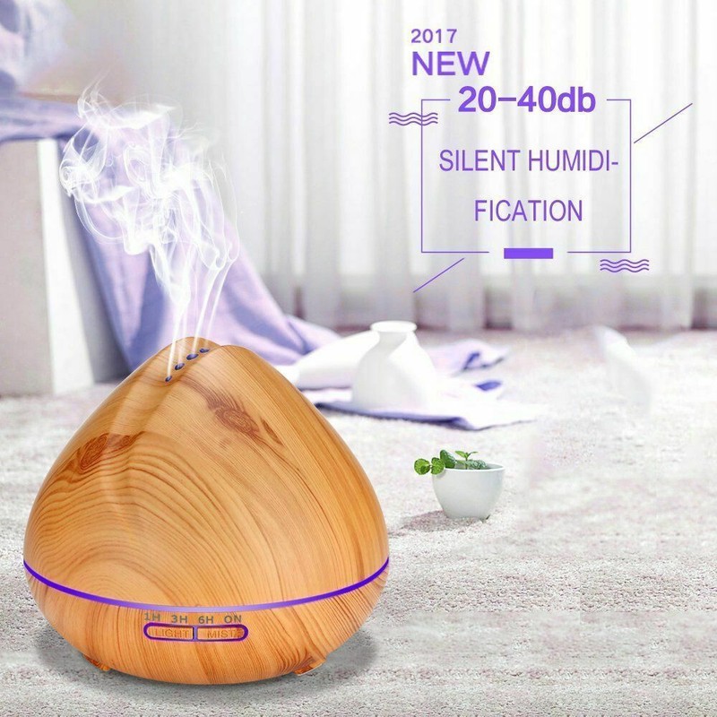 Essential Oil Diffuser 550ml Ultrasonic Aroma Diffuser Cool Mist Humidifier gallery
