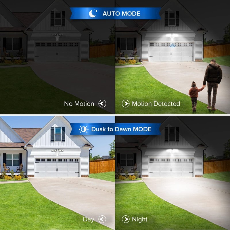 SANSI 27W 2700LM LED Motion Sensor Outdoor Floodlight, Security Light 300W Eq... gallery