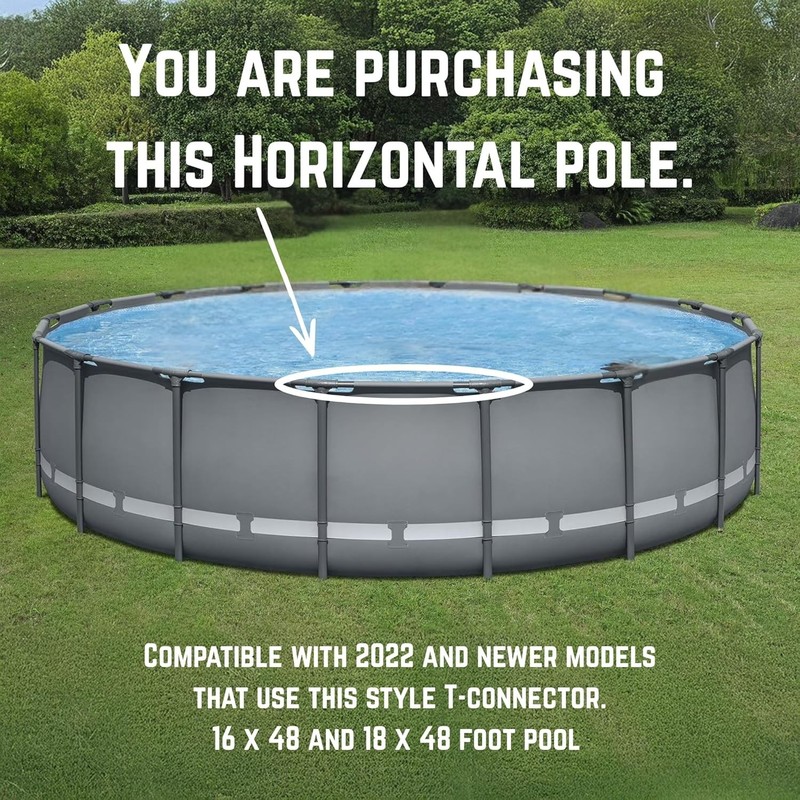 Replacement Horizontal Pool Leg/pole For Bestway Power Steel 18ft x48in pool gallery