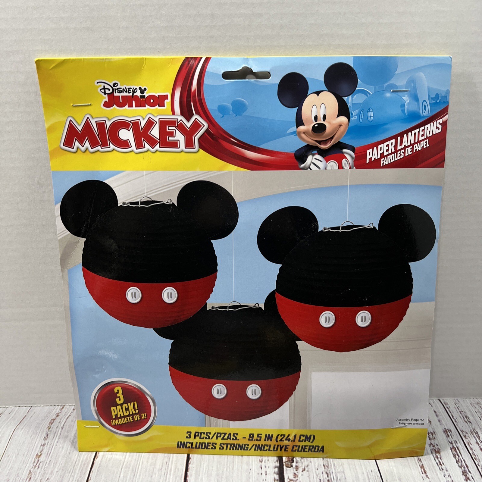 Disney Junior Mickey Mouse Party Decorations Paper Lanterns Photo Garland gallery
