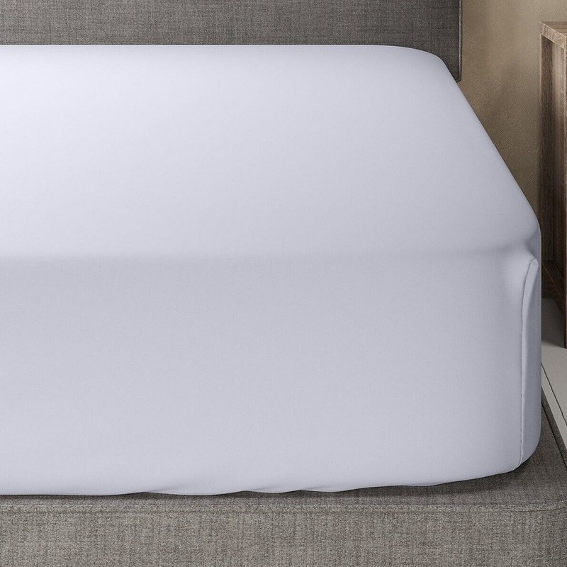 4 Piece Sheet Set Solid White 600 TC Egyptian Cotton Elasticised Deep Pocket gallery