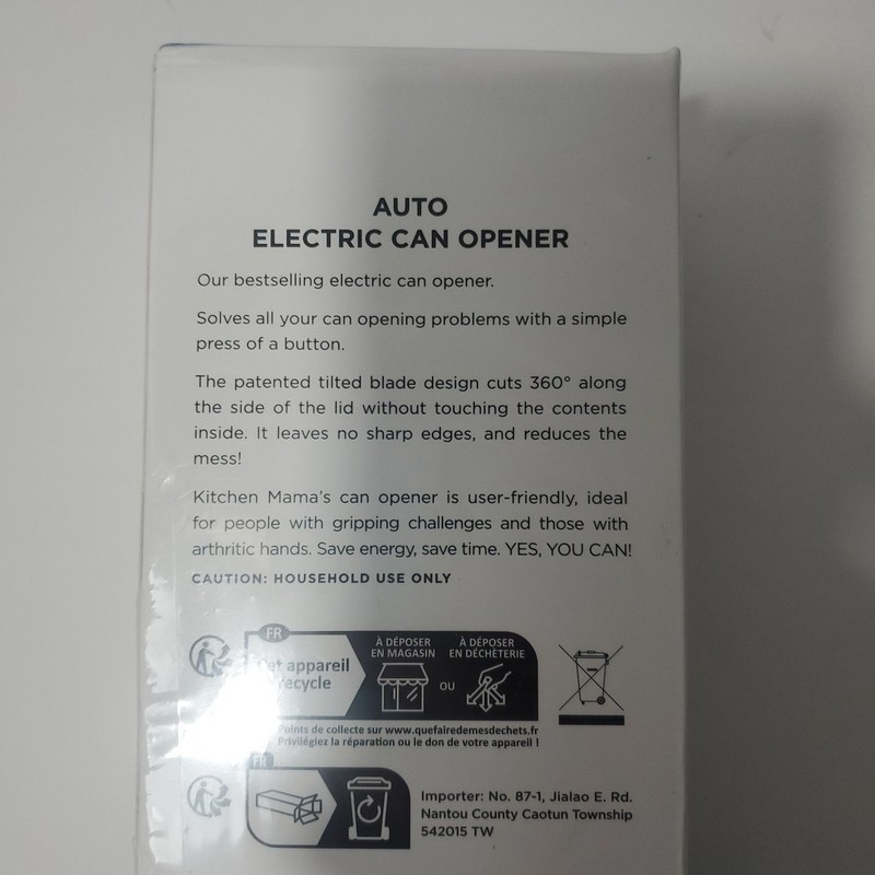 Electric Can Opener: Kitchen Mama Portable Battery Powered Automatic - NEW gallery