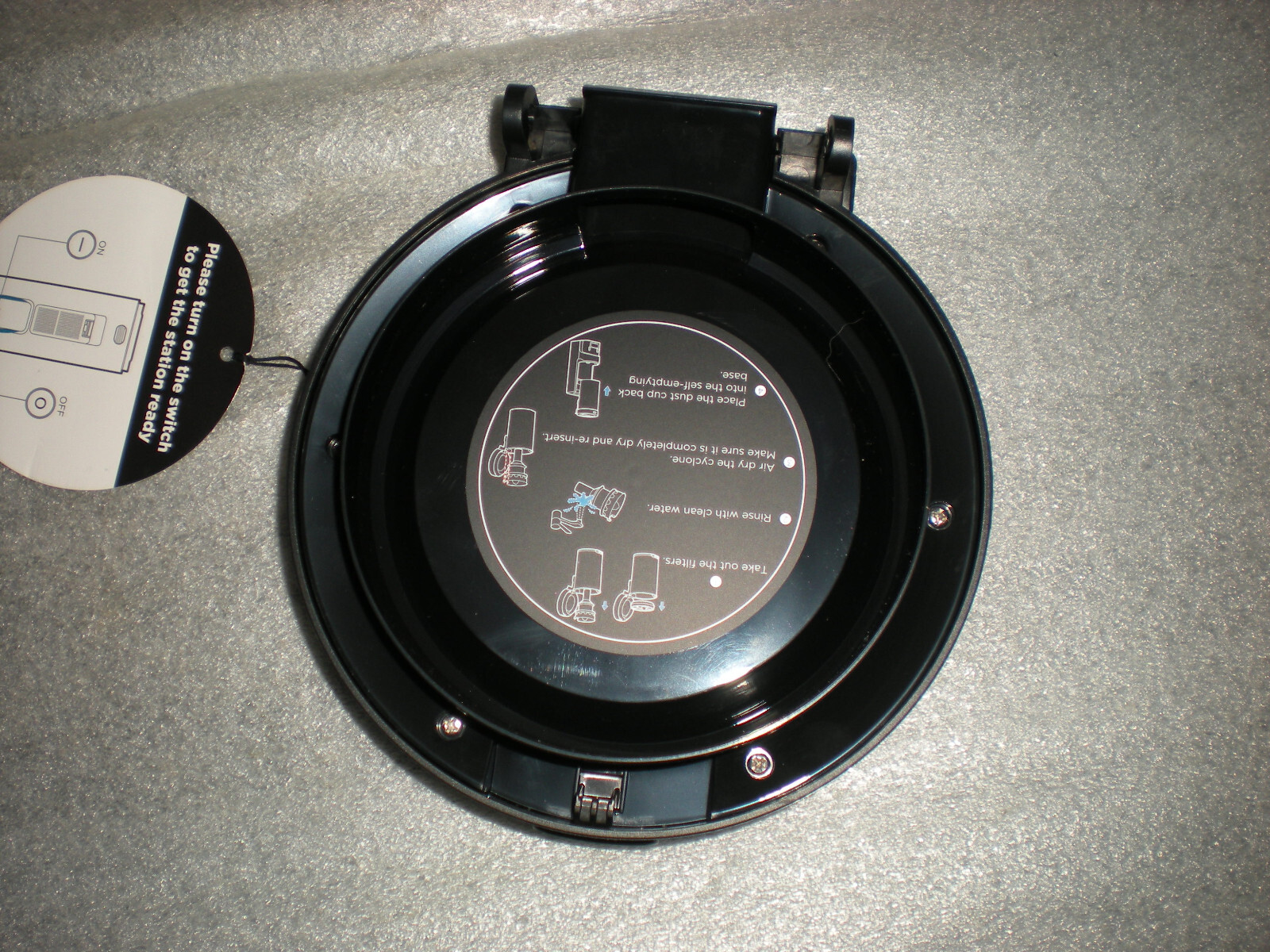Eureka BS2301-1 Docking Station Charger Base Dock Dust Bin Top Filter Cover Lid gallery