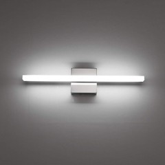 Bathroom Light Fixtures Over Mirror, 16” IP44 9W Chrome Vanity Light Bar 6000K