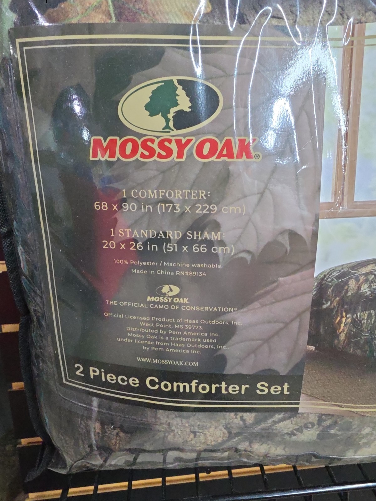 NEW Mossy Oak Camo 2-pc. Comforter & Sham Set - Twin TXL gallery