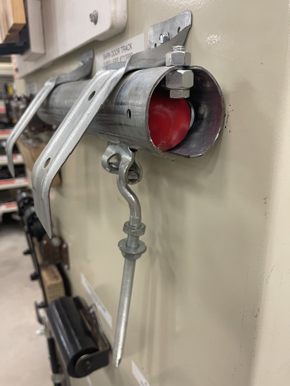CANNONBALL PENDANT BOLT BARN DOOR ROLLERS FOR ROUND TRACK & FREE SHIPPING! gallery