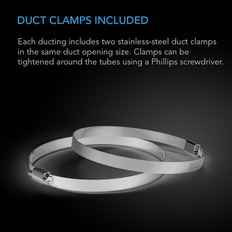 Flexible 6-Inch Four-Layer Aluminium Ducting, 25-Feet Long, Ventilation Exhaust gallery