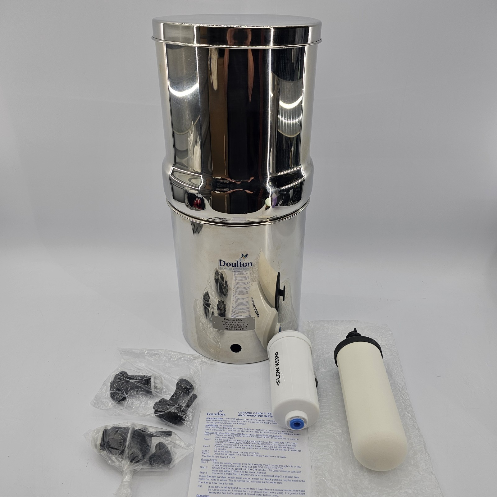 Berkefeld Doulton Gravity Filter GSS2 Ultra Sterasyl Filter 2.25 Gal W/ FILTER gallery