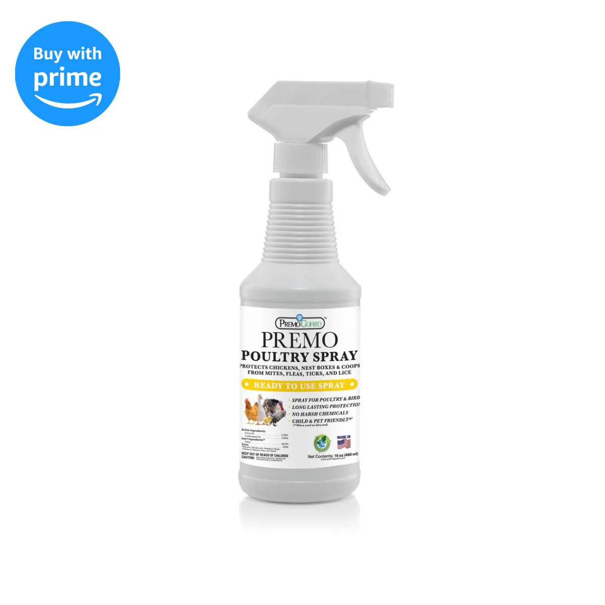 Poultry Spray - Plant Based All Natural Non-Toxic - By Premo Guard gallery