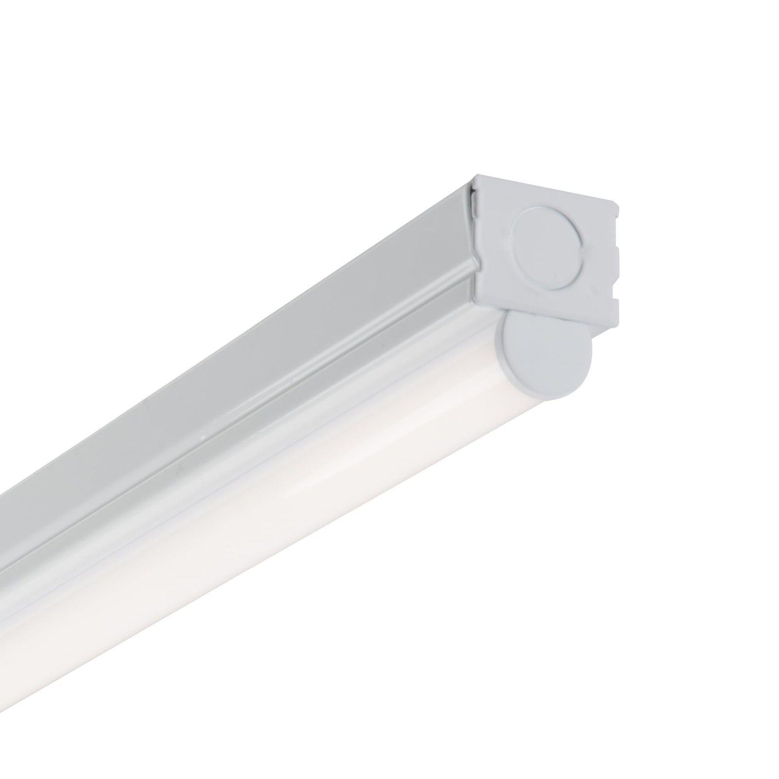 Metalux 4 ft. 1-Light Linear White Integrated LED Ceiling Strip Light with 2100 gallery