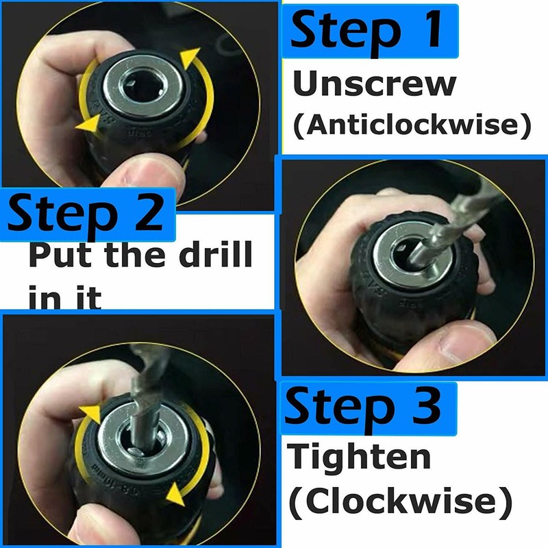 21V CORDLESS COMBI DRILL DRIVER ELECTRIC POWER SCREWDRIVER WITH BITS SET+BATTERY gallery