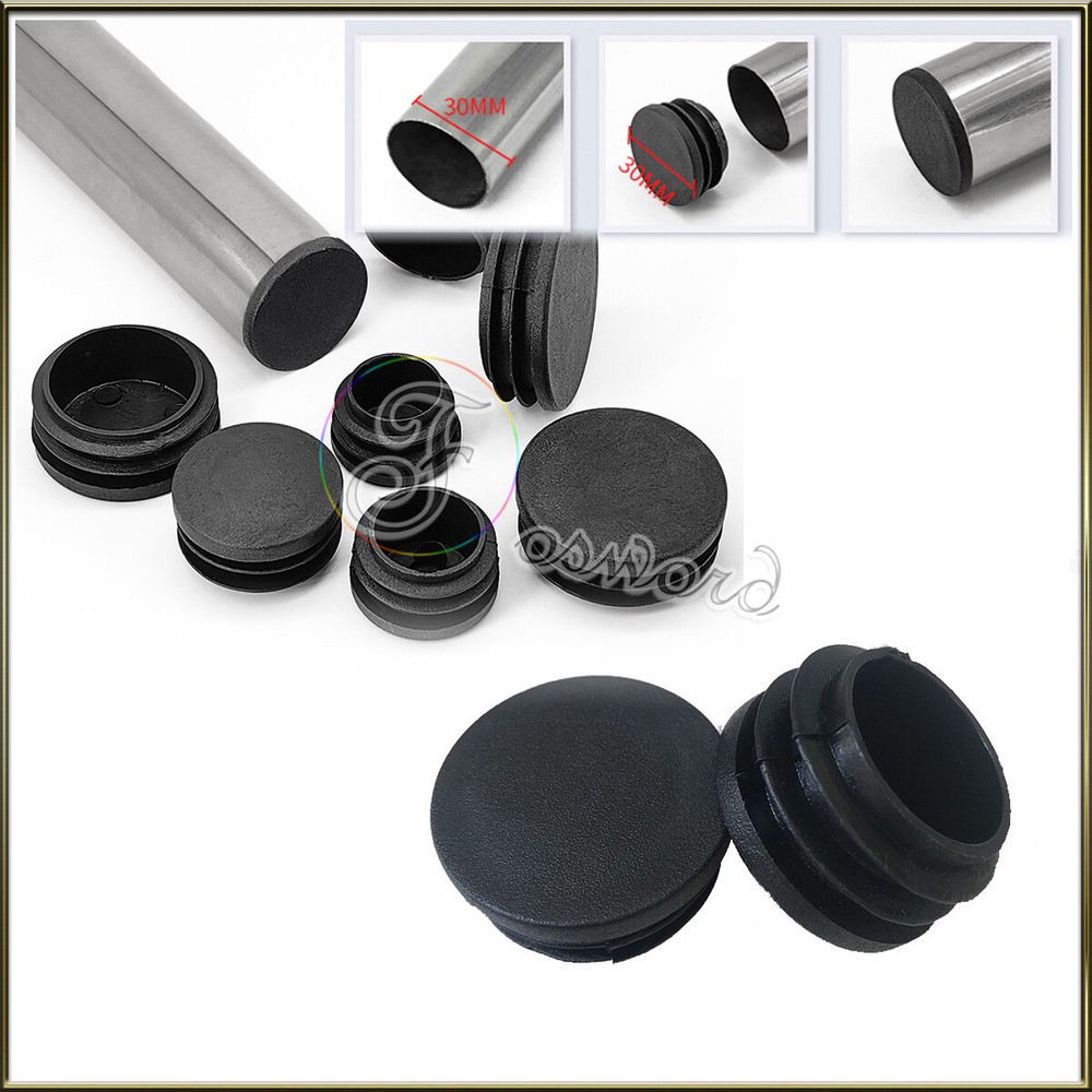 Inserts Bungs Blanking Plastic End Caps Round Tube Furniture Table & Chair Feet