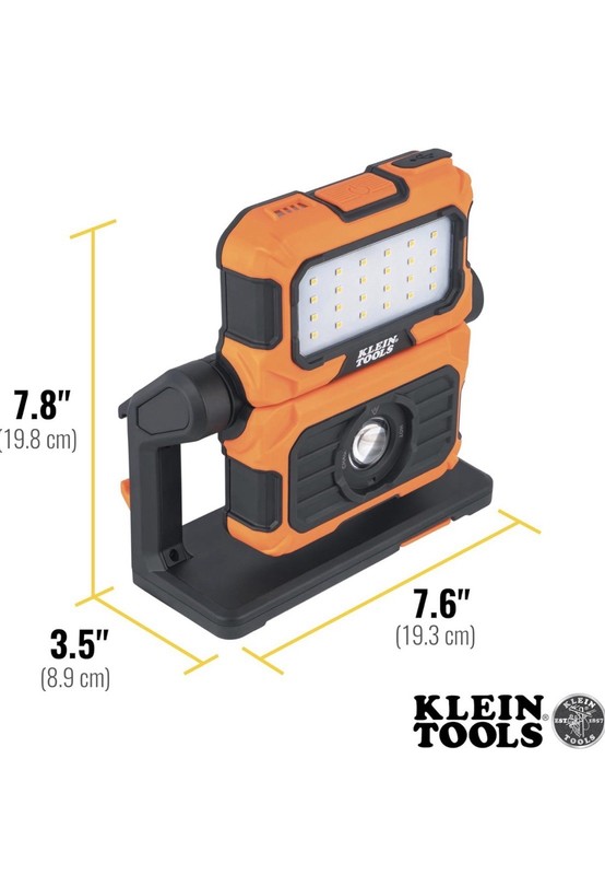 KLEIN TOOLS 56417 Rechargeable LED Work Light, 3000 Lumens, Portable Magnetic Wo gallery