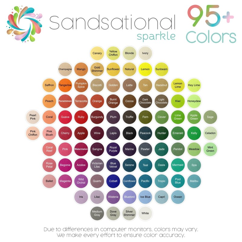 Sandsational Sparkle Natural Unity Sand -1.5 LB (22 oz), Tan (Beach) Colored ... gallery
