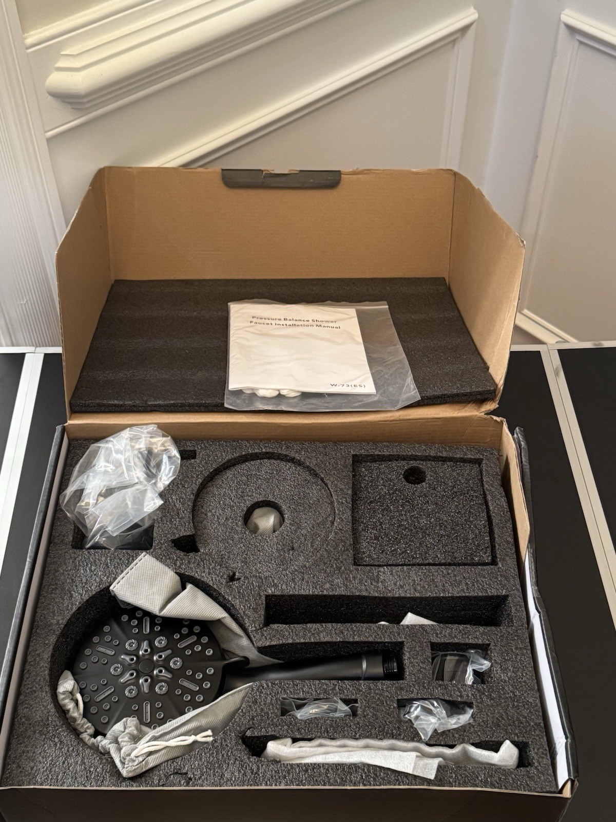 SHAMANDA 2-Head Shower Trim Kit with 5-Setting Handheld Sprayer gallery