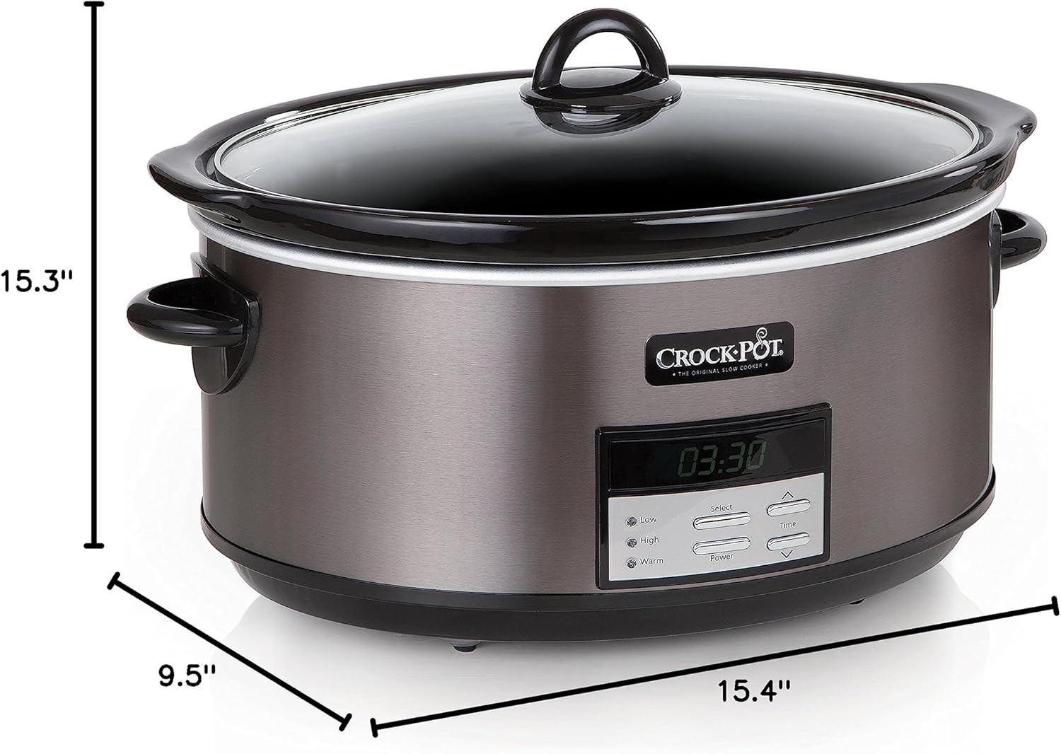 Crock-Pot 8Qt Digital Slow Cooker. 10+Serving , 320W, #SCCPVFC800-DS gallery