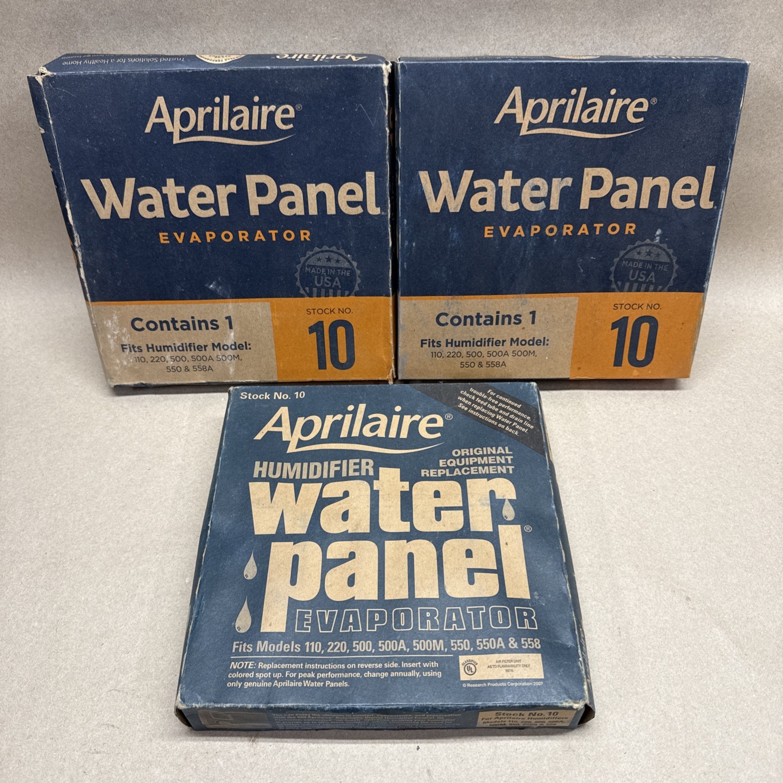 OEM AprilAire Water Panel Evaporator Filter Humidifier Stock No. 10 (Pack of 3) gallery