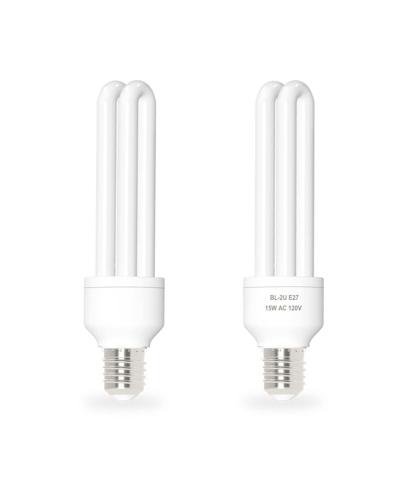Dichroma E27 15W U Type Replacement Bulb 2 Count (Pack of 1), Daylight White gallery