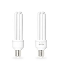 Dichroma E27 15W U Type Replacement Bulb 2 Count (Pack of 1), Daylight White