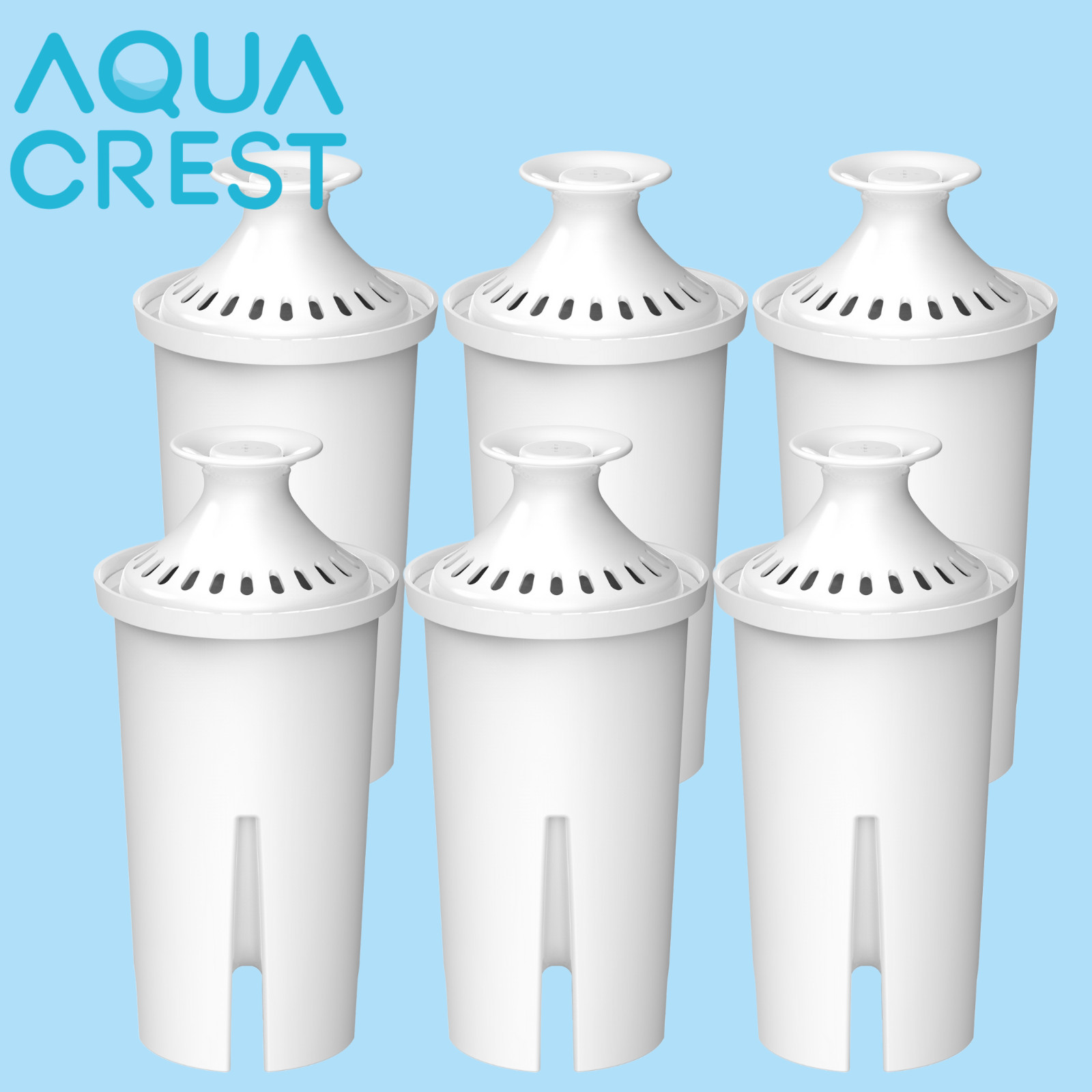 AQUA CREST Replacement for Brita® Water Filter, Pitchers and Dispensers,Classic gallery
