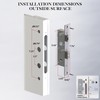 Storm Door Lock Body Only, Adjustable 0.87 & 1.02 Inch Backset, Single Latch ... gallery