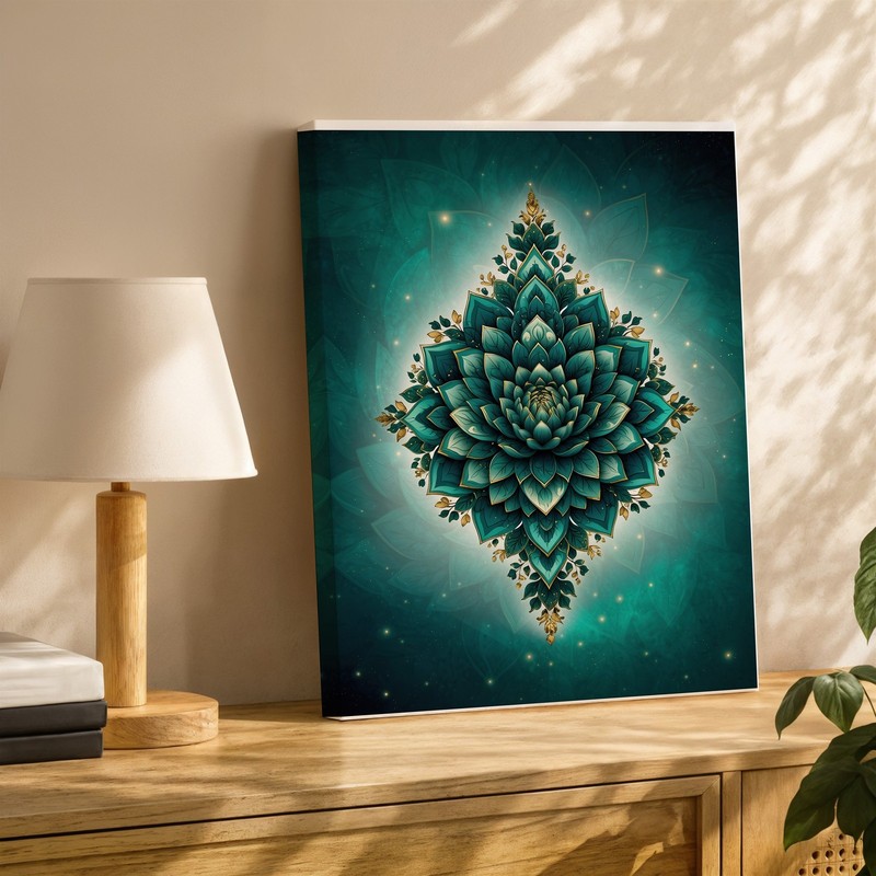Create An Intricate Mandala Design Featuring A Wall Art Canvas Print Home Decor gallery