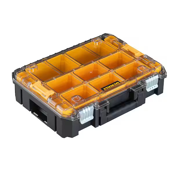 Dewalt Tstak V 7 in Stackable 9 Compartment Small Parts Tool Storage Organizer gallery