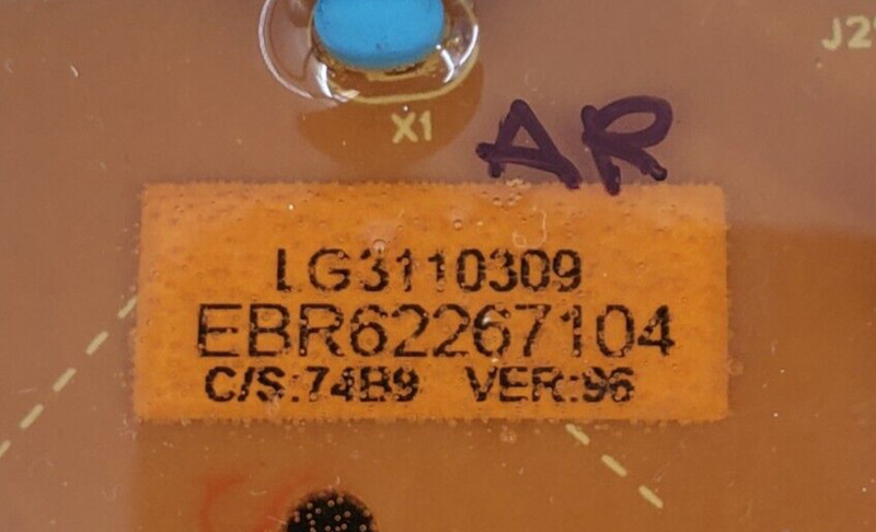 Genuine OEM LG Washer User Control EBR62267104 Guarantee *Same Day Ship gallery