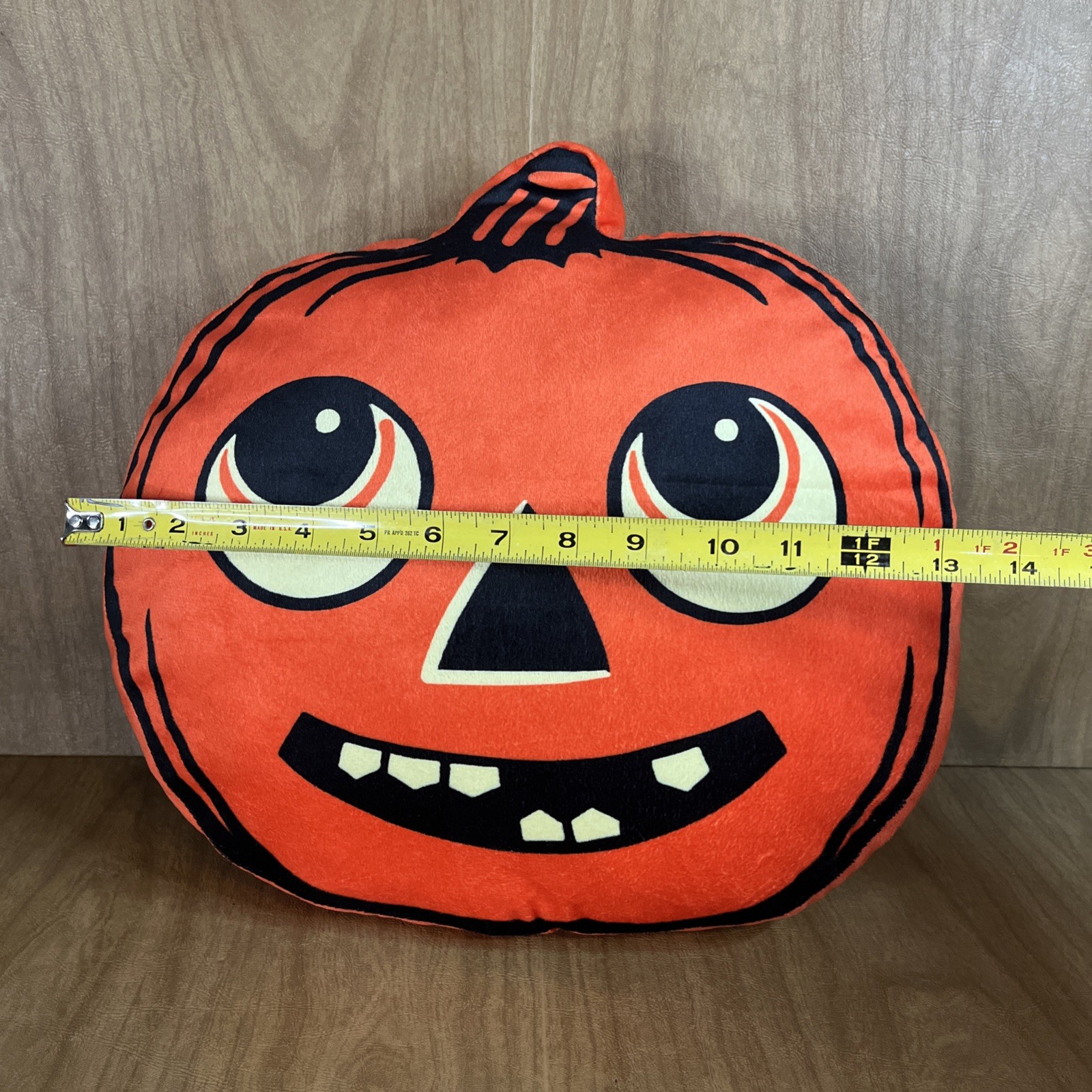 Creepy Company Beistle JACK O LANTERN PILLOW Plush Halloween Decor Pumpkin gallery