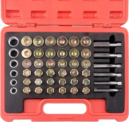 114pc M13 - M22 Oil Pan Thread Repair Kit Sump Gearbox Drain Plug Tool Set gallery