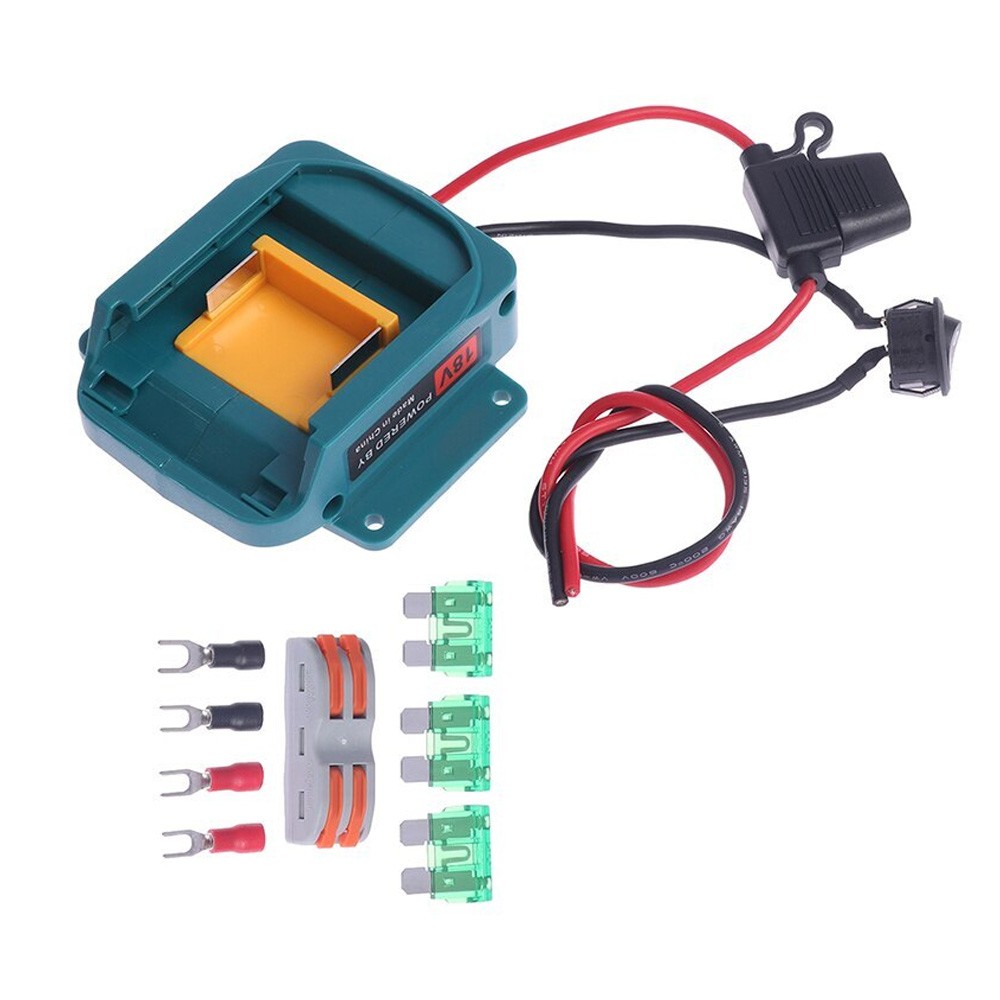 1 Set Battery Adapter Converter With Fuse For Makita Battery DIY Power Tool 18V gallery