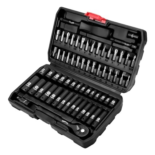 1/4 inch Impact Socket Set, 63 Piece Drive Socket 63pcs 1/4 inch socket set gallery