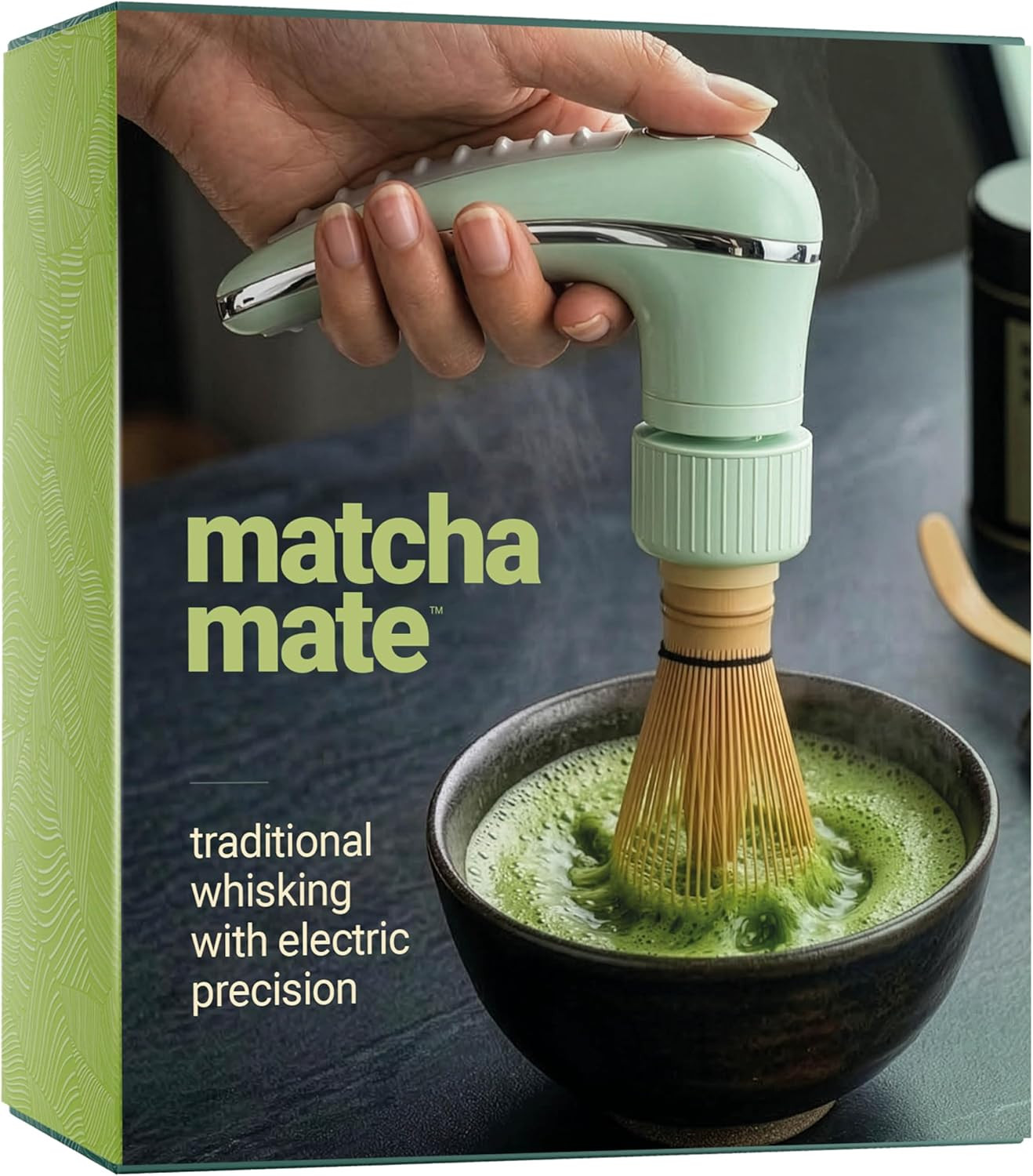 Matcha Mate Electric Powered Bamboo Whisk - Traditional Whisking with Electronic gallery