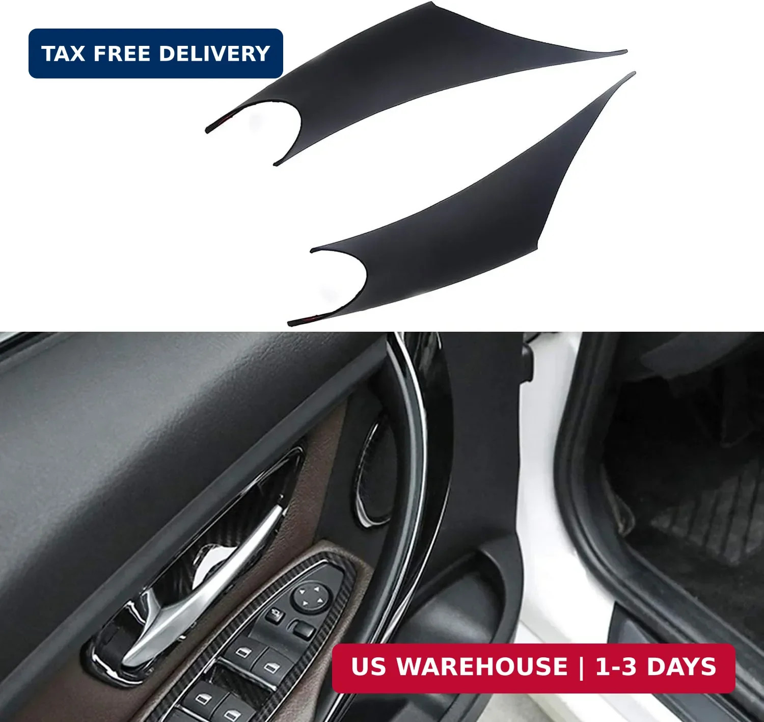2PCS Door Pull Handle Covers Replacement for BMW 3 4 Series Driver & Passenger S gallery