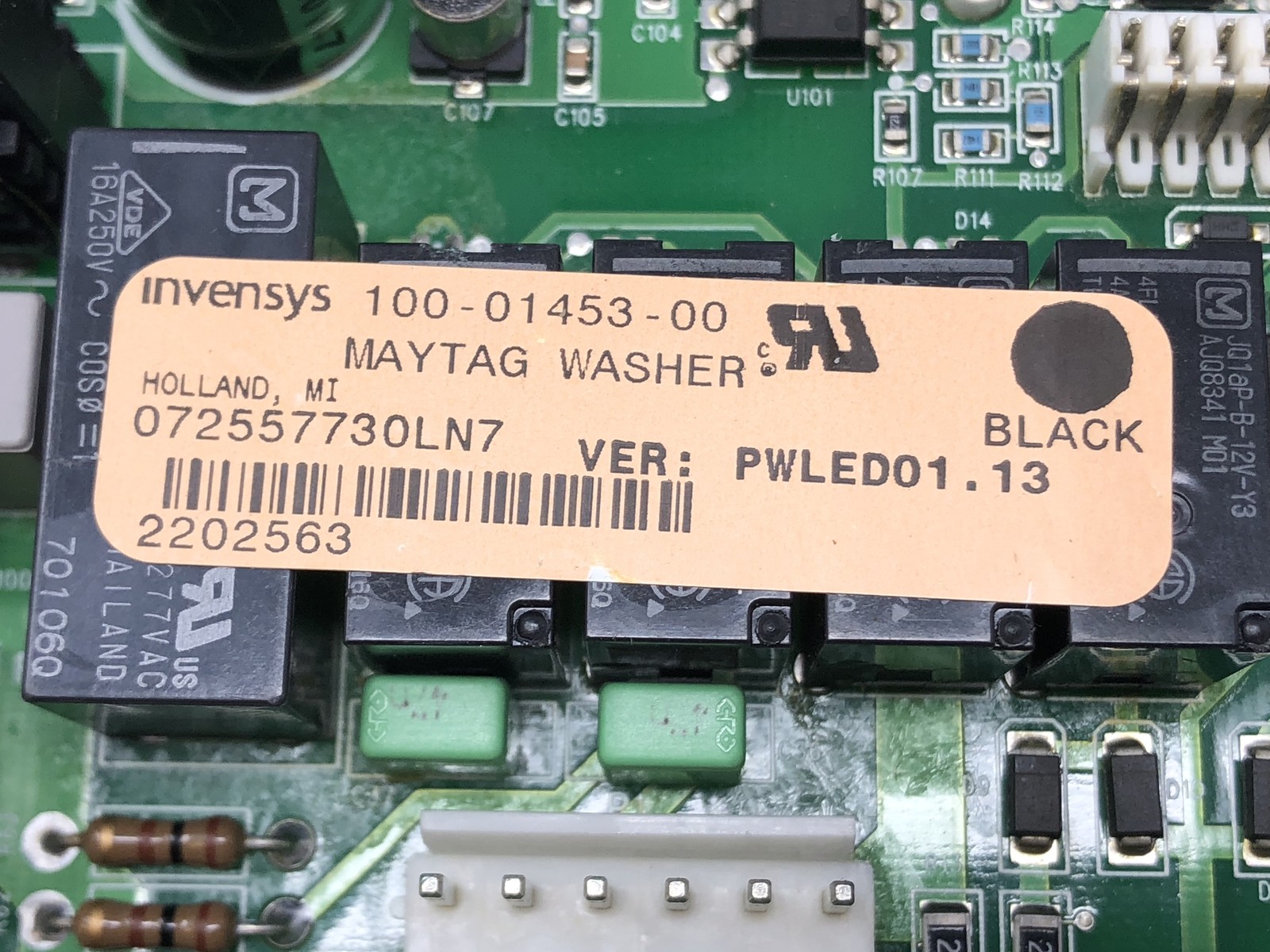 OEM WHIRLPOOL 2202563 22004486 Control Board ⚡️2-Year Warranty ⚡FAST SHIPPING⚡ gallery
