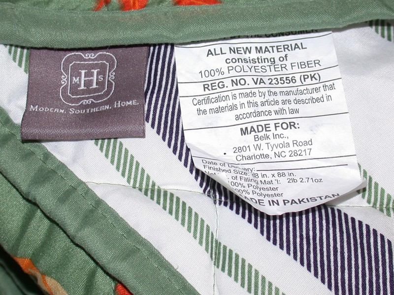 2 Pc Belk "Pumpkin" Comforter Set ~ Green Orange Navy ~ Twin 88 W x 88 L **NEW** gallery