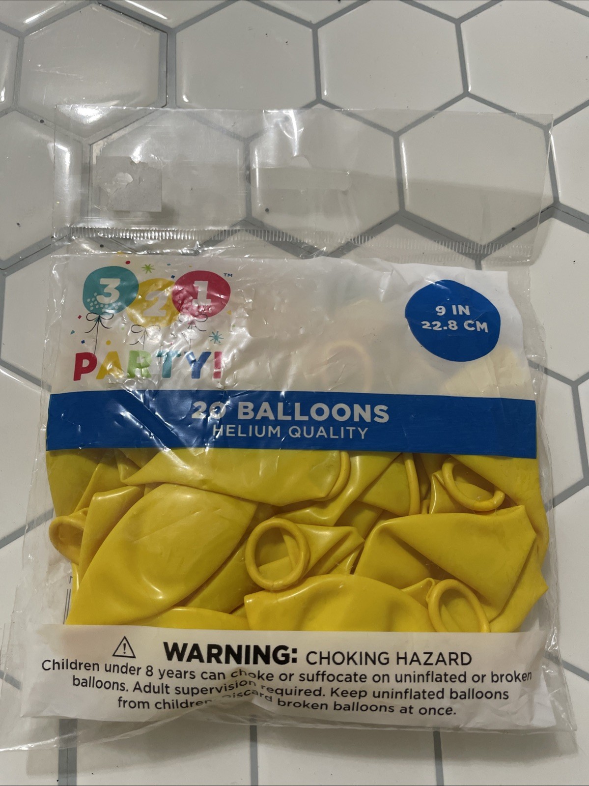 321 Party 20 Pack Yellow 9" Helium Quality Balloons Party Supplies gallery