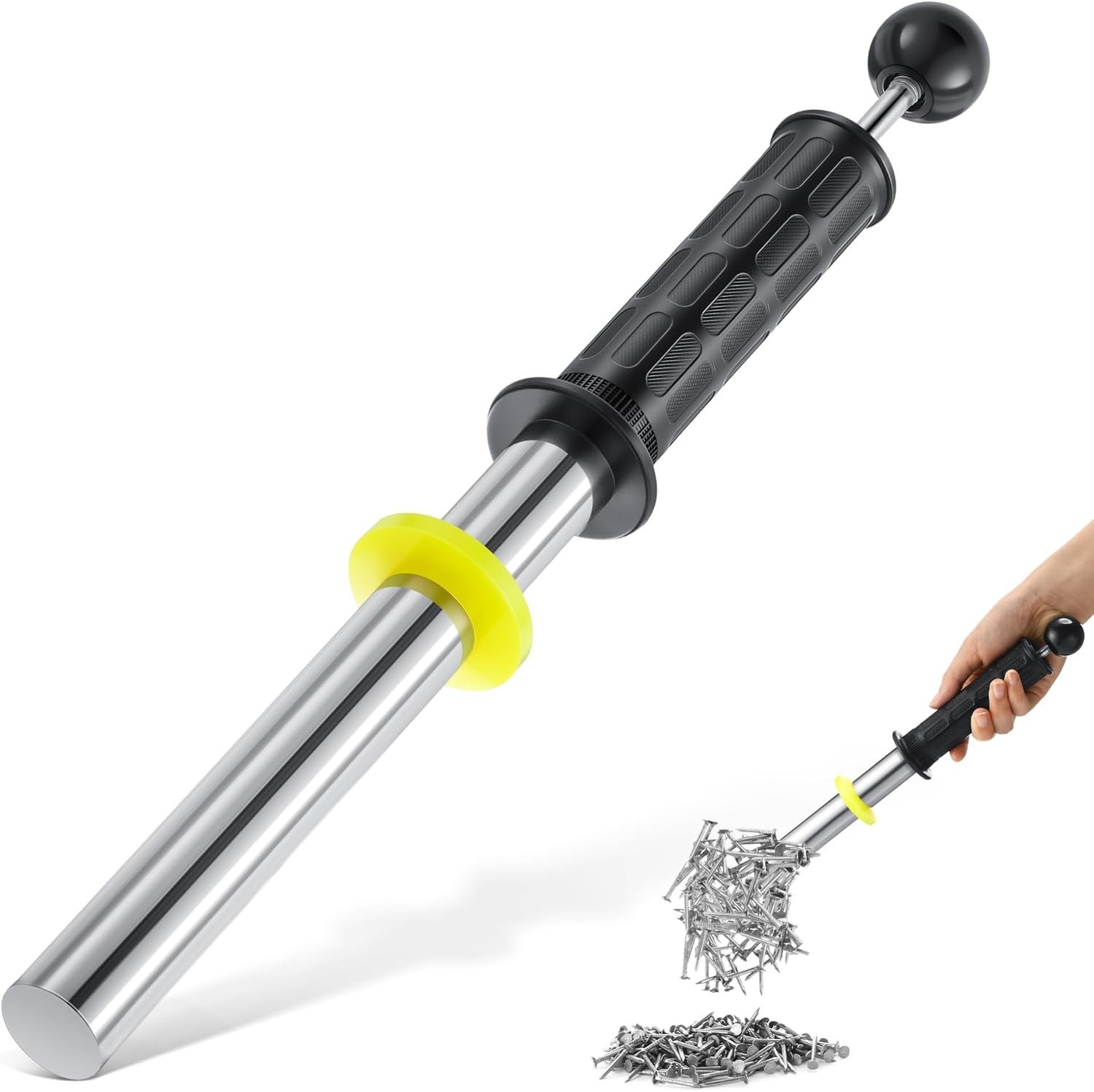 Magnetic Pickup Tool, Magnet Wand with Release Handle, Magnetic Chip Collector gallery