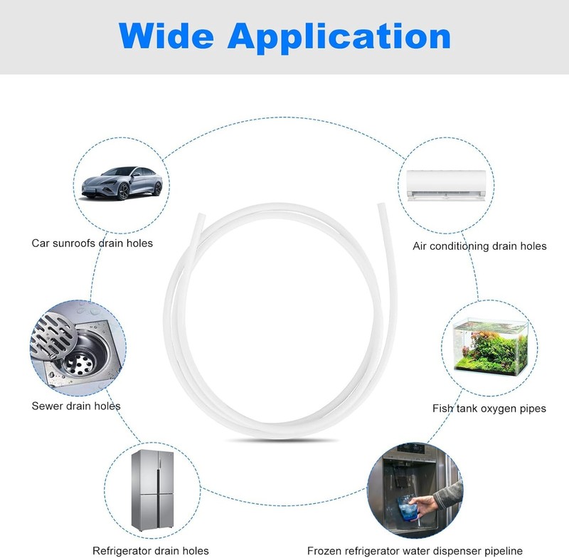 8 Refrigerator Drain Cleaning Tool Waterline Buddy Kit Fridge & Car Drain Holes gallery