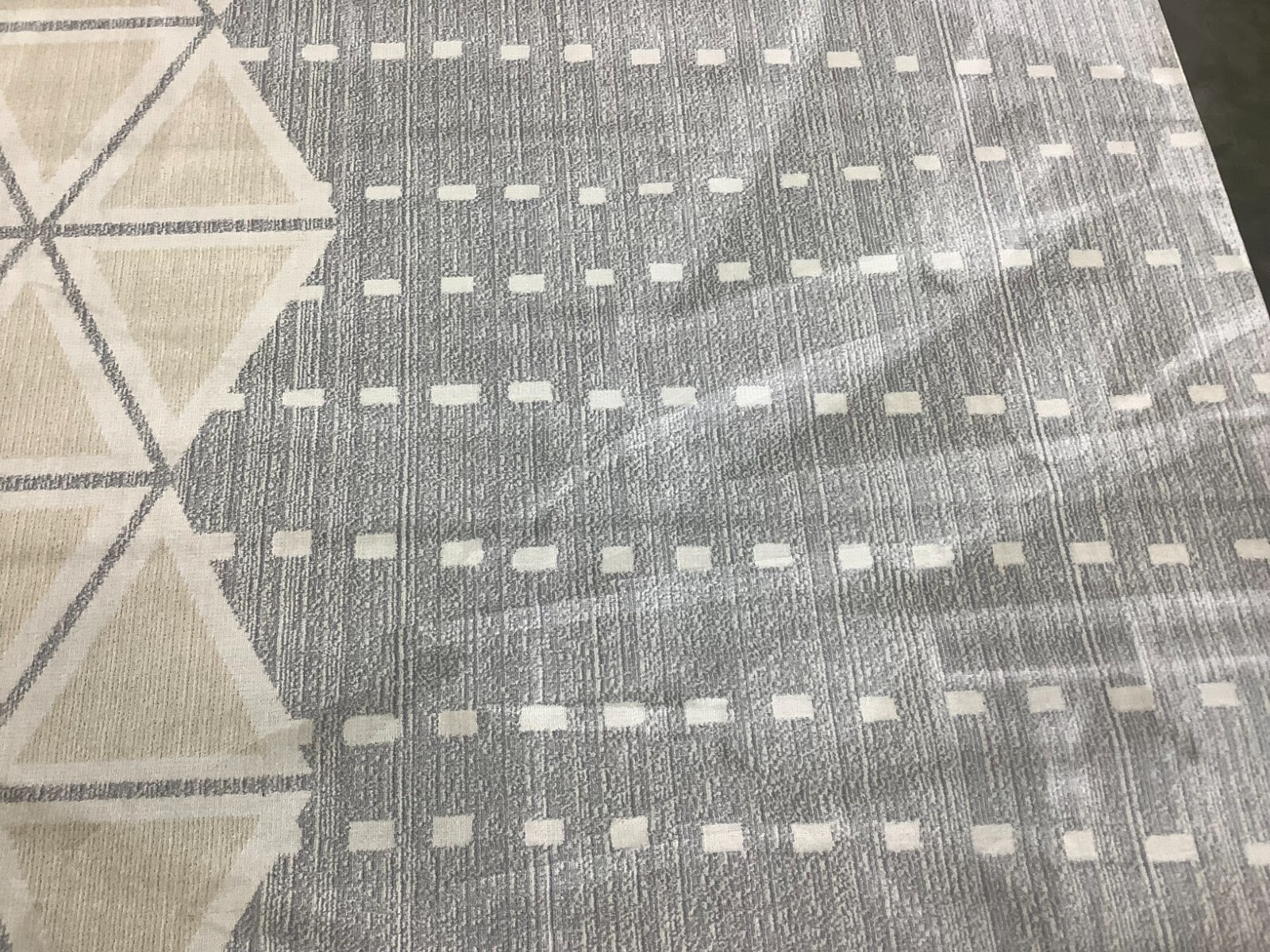 GREY / IVORY 6'-7" x 9'-10" Back Stain Rug, Reduced Price 1172679353 ORW305F-6 gallery