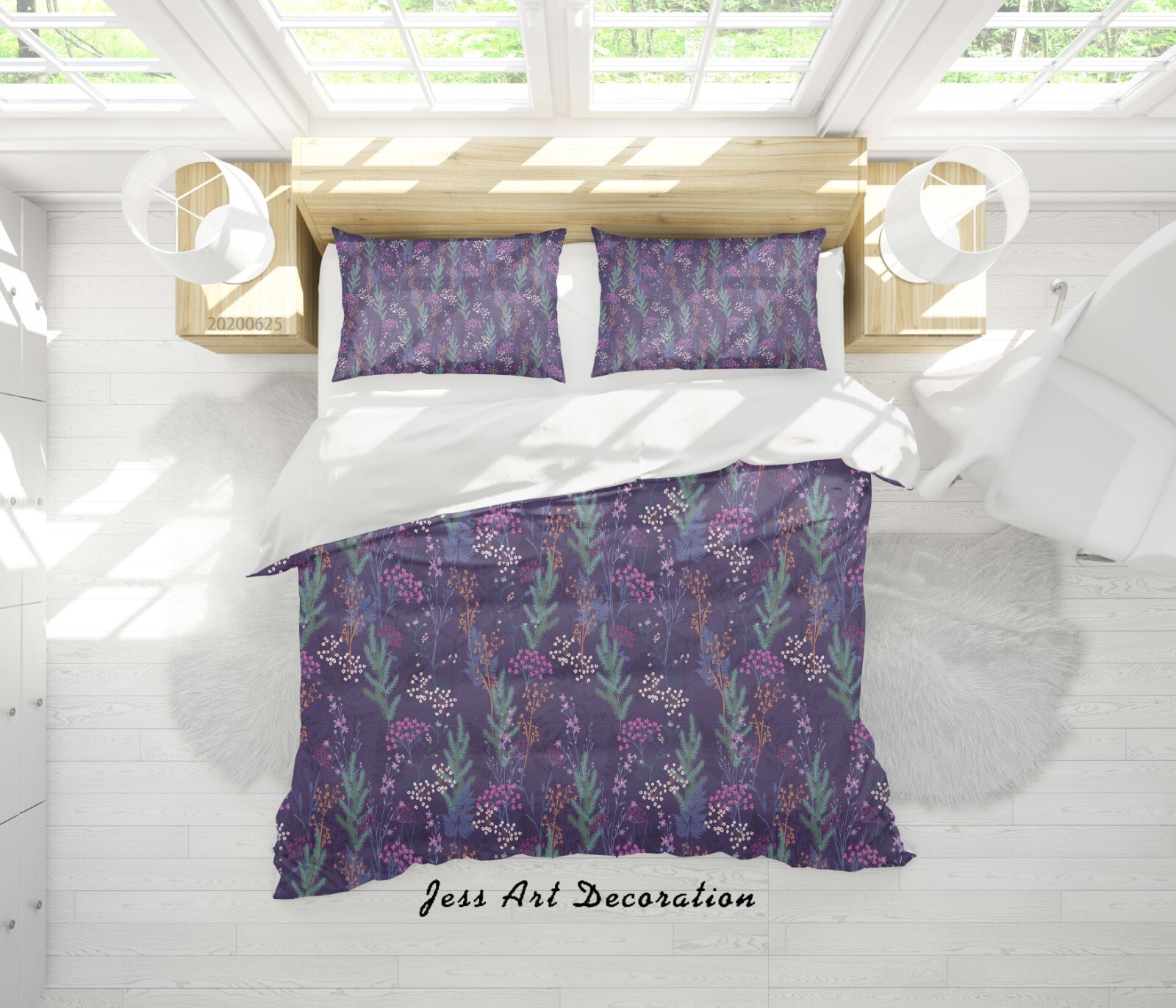 3D Leaves Floral Pattern Colorful Quilt Cover Set Bedding Sets Pillowcases 64 gallery