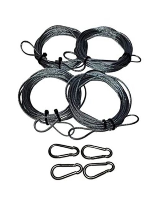 Wire Rope for Deck Shade - Awning Attachement for Square and Rectangle Shade gallery