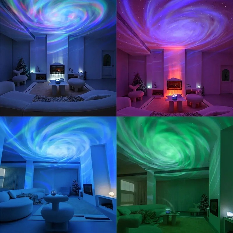 Projector Galaxy Starry Sky Night Light Ocean Star Party Speaker LED Lamp Remote gallery