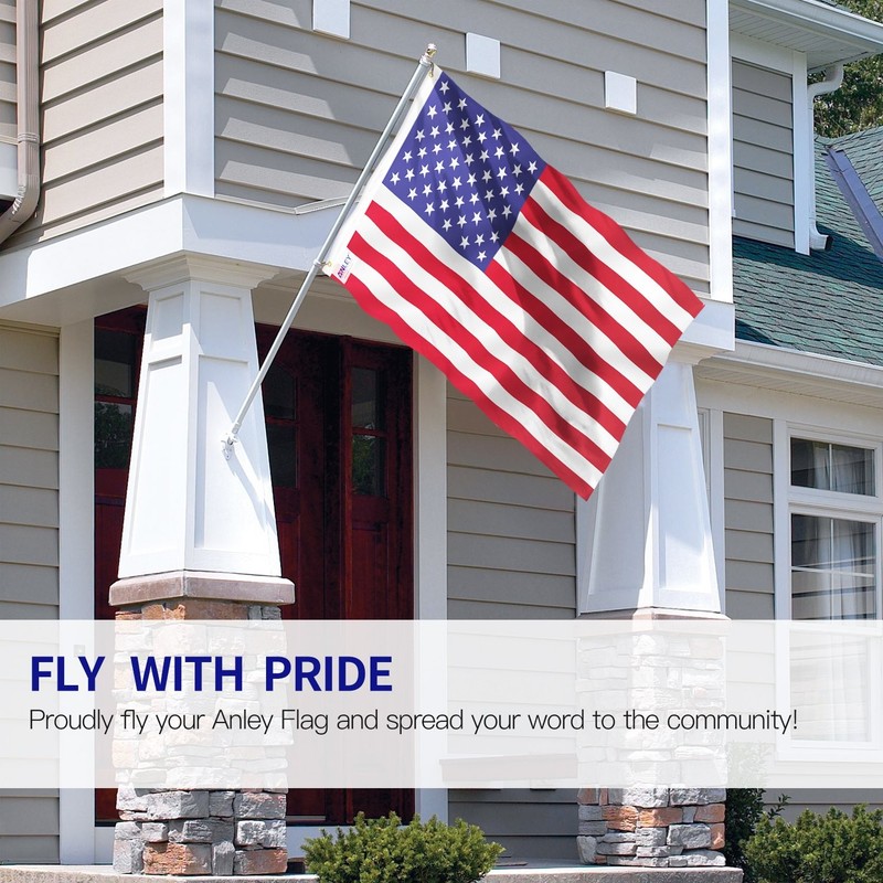 American Flag Polyester Canvas Header Brass Grommets Banner Banners Set 3x5 2... gallery