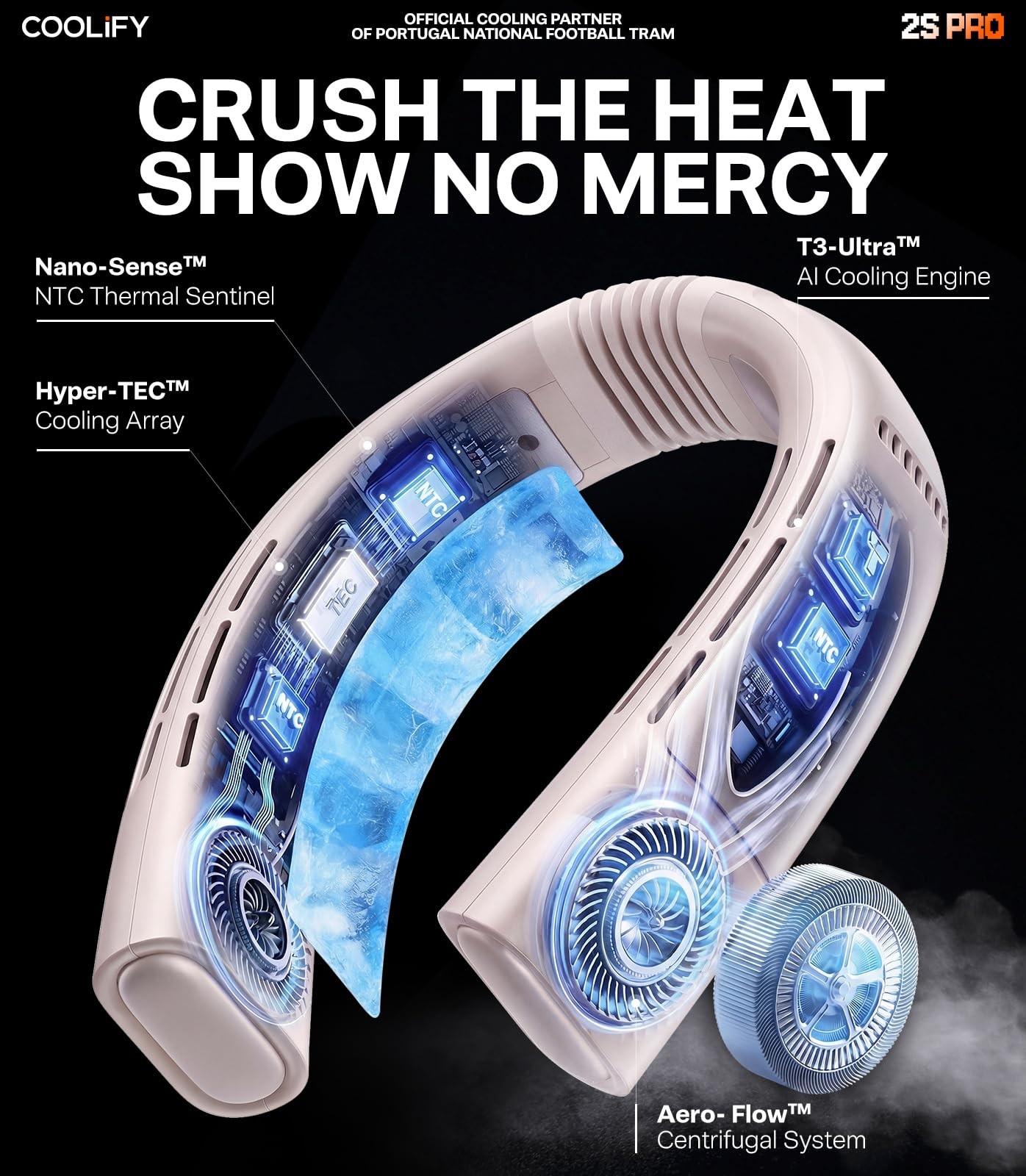 Neck Air Conditioner Coolify 2026 2S PRO ICE FEEL Cooling Apricot Music gallery