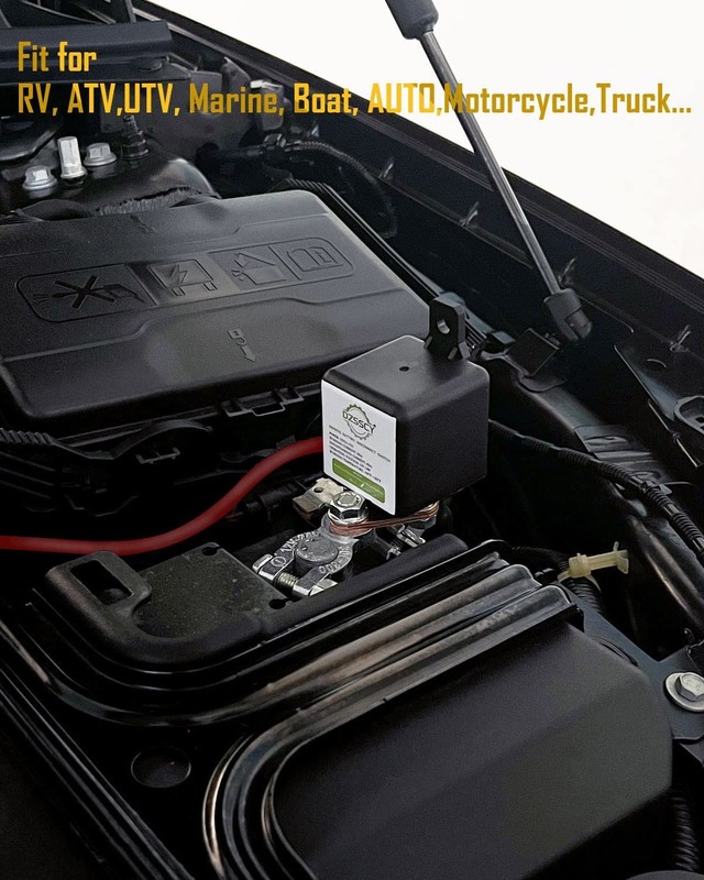 Remote Battery Disconnect Switch 12V 250A, Anti-Theft Kill Switch for Car, Truck gallery