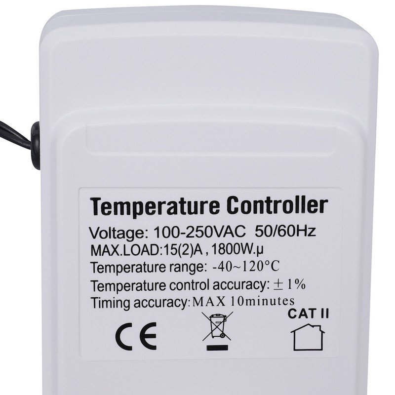 Digital Temperature Controller thermostat temp control Outlet Heater AC100-250V gallery