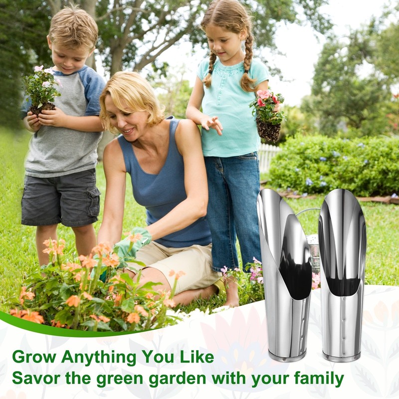 1-Pack Bonsai Soil Scoops, 2inch/5cm Stainless Steel Shovel [Silver Tone] gallery